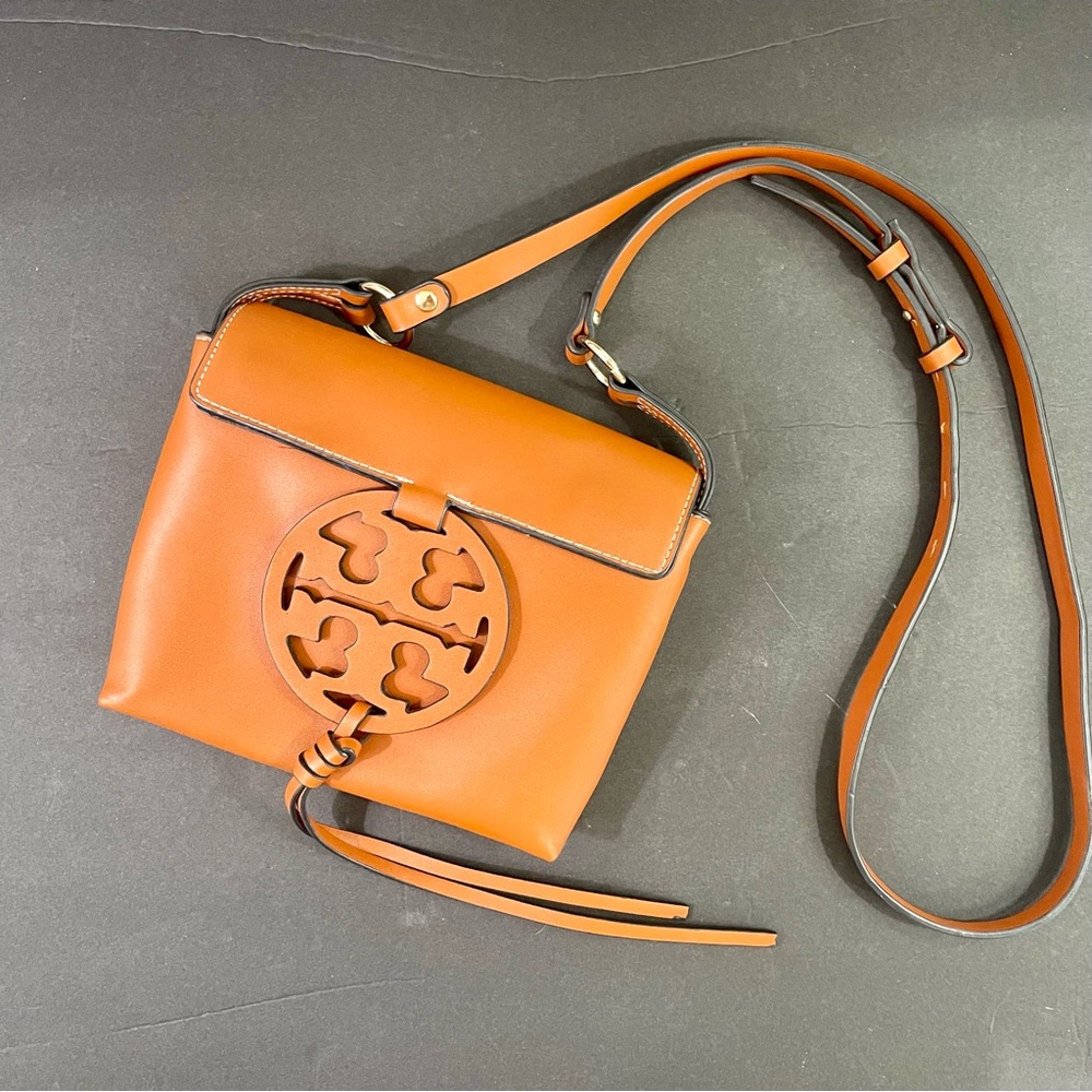 Tory Burch Leather Miller Crossbody Bag - Picture 4 of 16